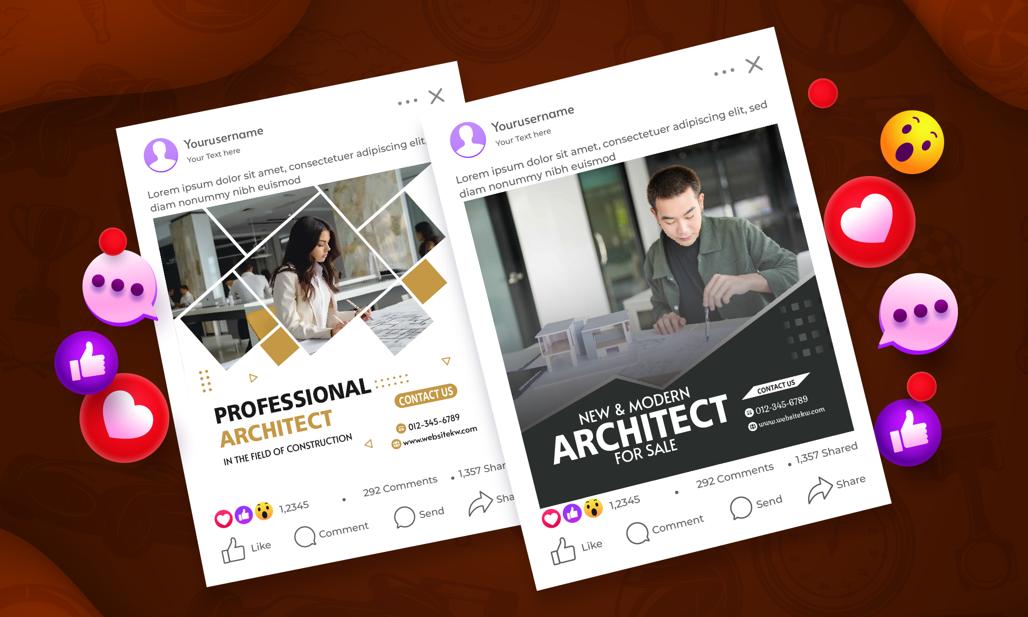 Architect Facebook Post Maker—Stylish, Professional & Time-Saving
